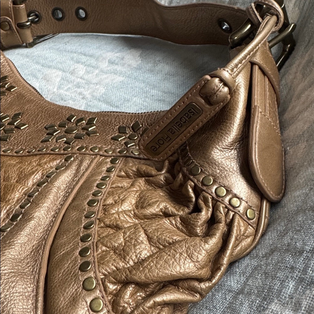 Y2K Isabella Fiore Bronze Shoulder Bag - Picture 3 of 6